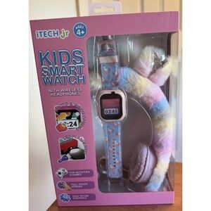 iTech Jr Kids Smart Watch With Wireless Headphones. New